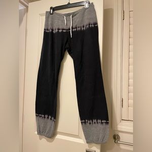 Monrow Women's Vintage Sweat W Border Tie Dye